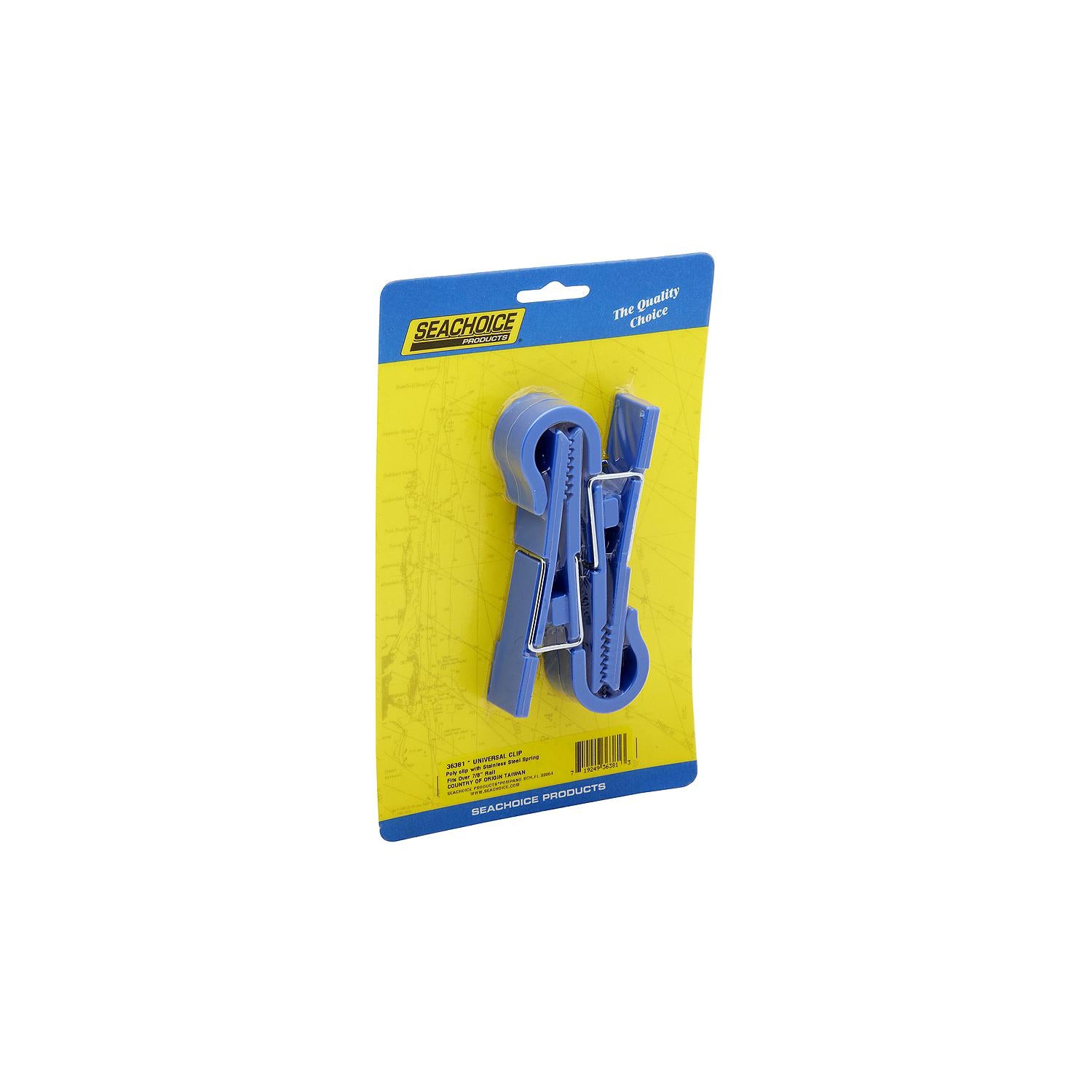 Universal Clips Fits 7/8in Rail, 2/PK