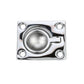 Chrome Plated Brass Flush Ring Pull, 1-1/2in x 1-3/4in