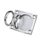 Chrome Plated Brass Flush Ring Pull, 1-7/8in x 2-1/2in
