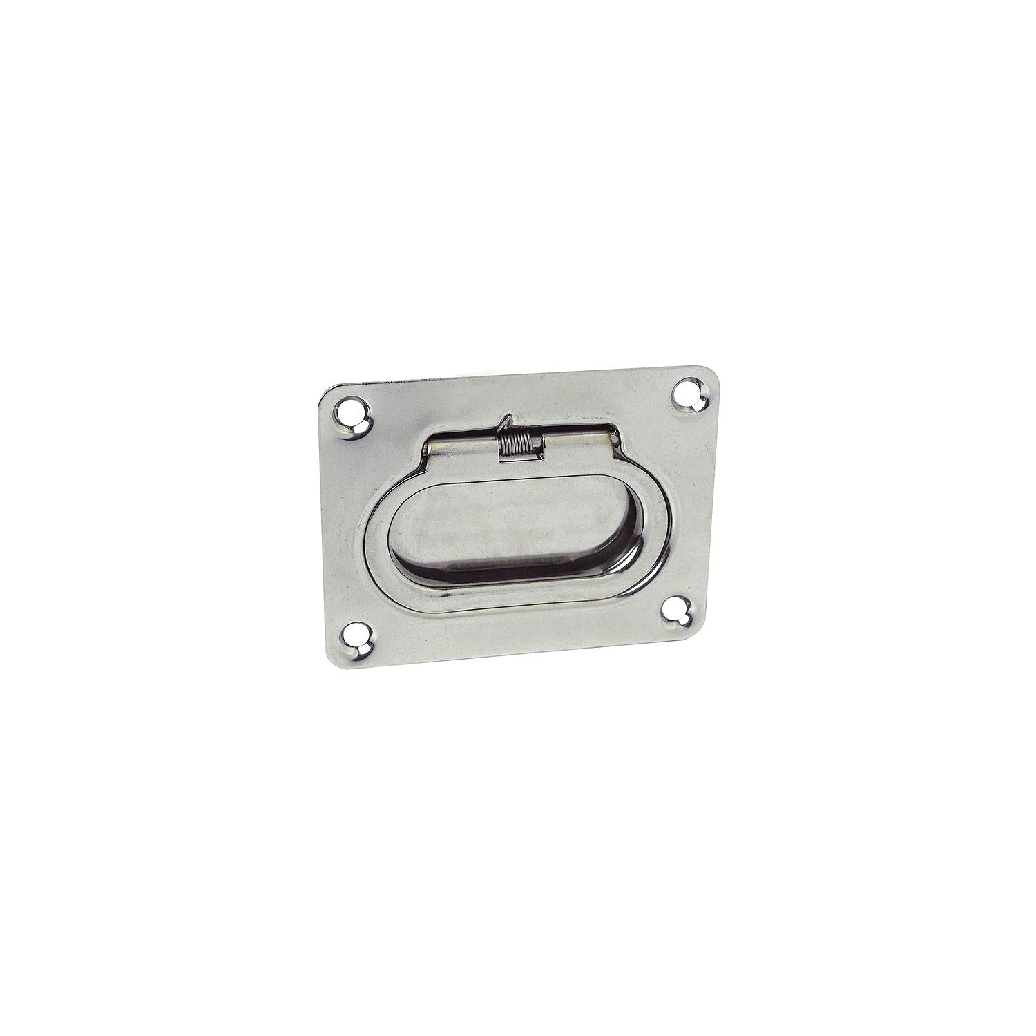 Stainless Steel Flush Hatch Handle, 3in x 2-1/4in