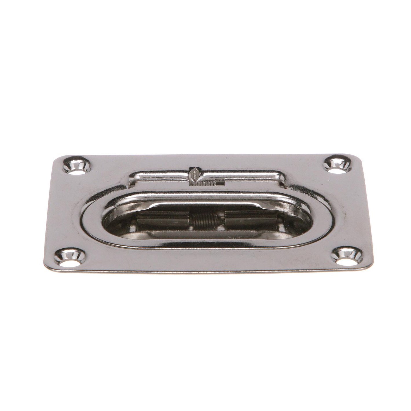Stainless Steel Flush Hatch Handle, 3in x 2-1/4in