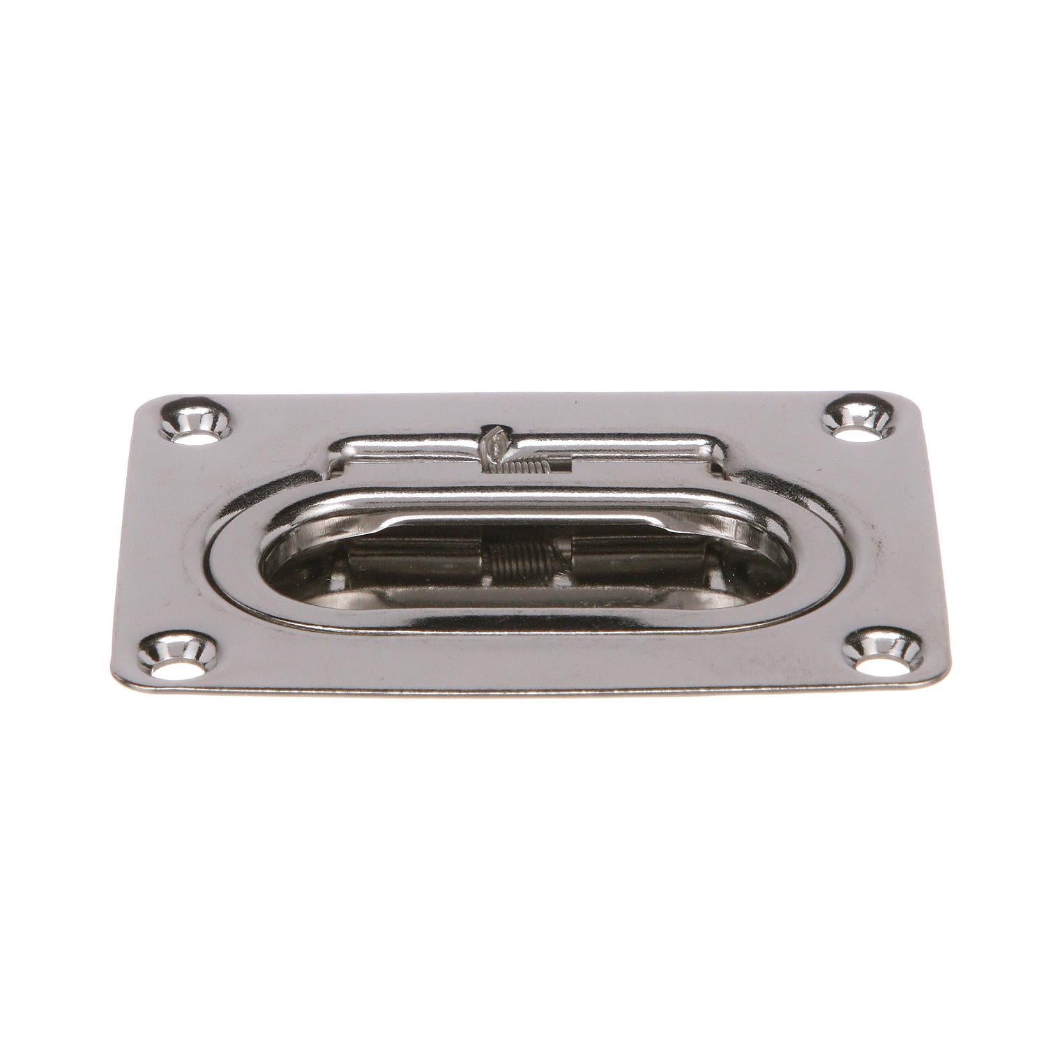 Stainless Steel Flush Hatch Handle, 3in x 2-1/4in