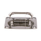 Stainless Steel Flush Hatch Handle, 3in x 2-1/4in