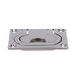 Flush Lifting Handle Chrome Plated Brass, 3in x 2-1/16in