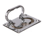 Flush Lifting Handle Chrome Plated Brass, 3in x 2-1/16in