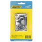 Flush Lifting Handle Chrome Plated Brass, 3in x 2-1/16in