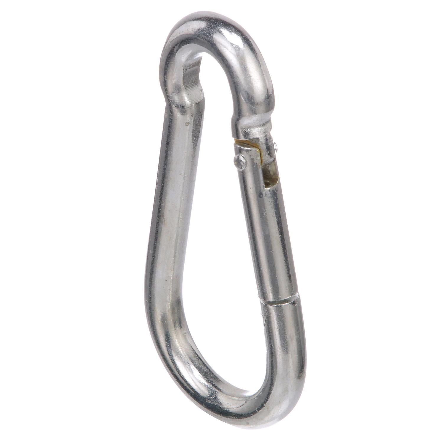 Safety Spring Hook, Zinc Plated, 7/16in x 4-3/4in