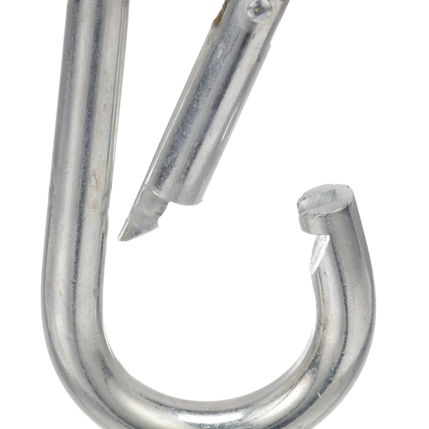 Safety Spring Hook, Zinc Plated, 7/16in x 4-3/4in