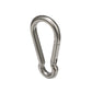 Safety Spring Hook, Stainless Steel, 1/4in x 2-1/2in
