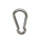 Safety Spring Hook, Stainless Steel, 1/4in x 2-1/2in