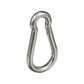 Safety Spring Hook, Stainless Steel, 5/16in x 3-1/4in