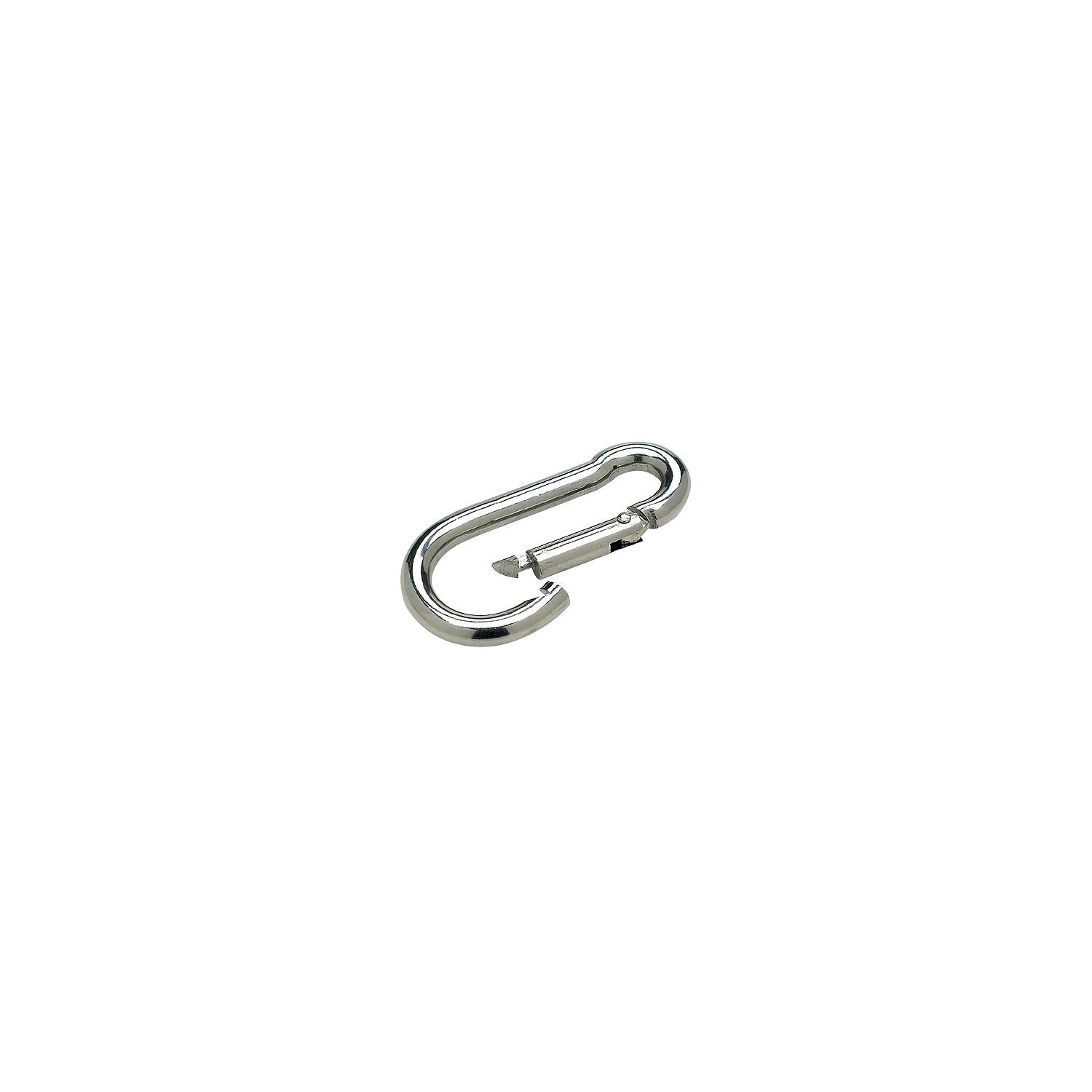 Safety Spring Hook, Stainless Steel, 1/4in x 2-1/2in