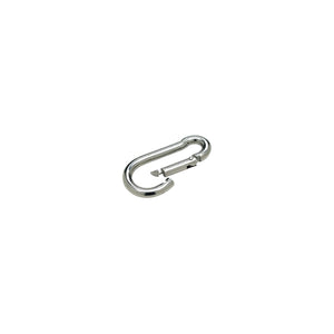 Safety Spring Hook, Stainless Steel, 1/4in x 2-1/2in