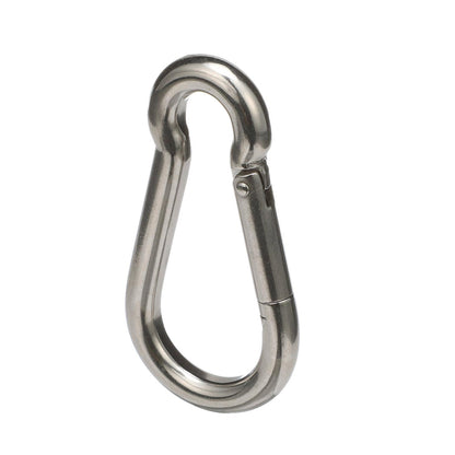 Safety Spring Hook, Stainless Steel, 3/8in x 4in