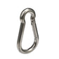 Safety Spring Hook, Stainless Steel, 3/8in x 4in