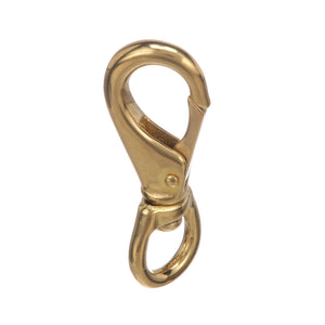 Brass Swivel Eye Snap, 3-1/4in
