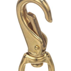 Brass Swivel Eye Snap, 3-3/4in