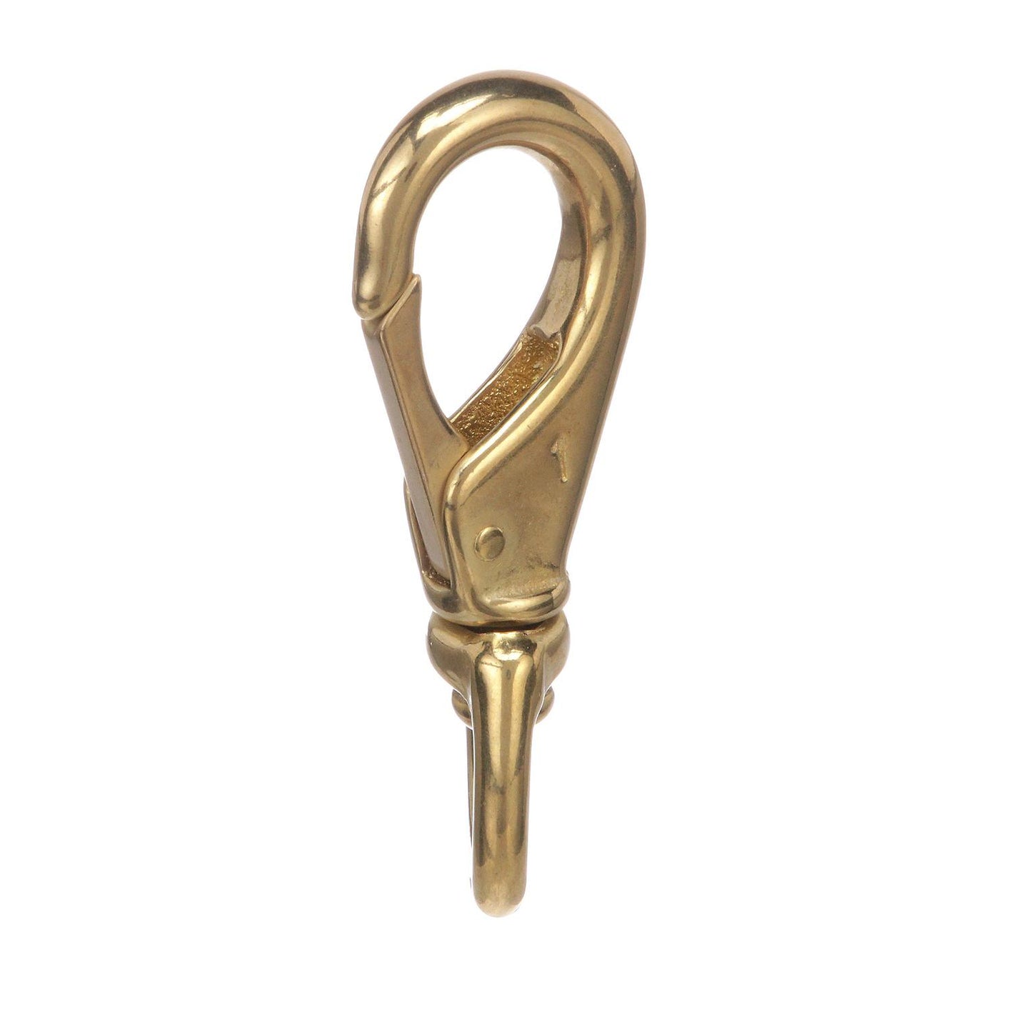 Brass Swivel Eye Snap, 4-1/2in