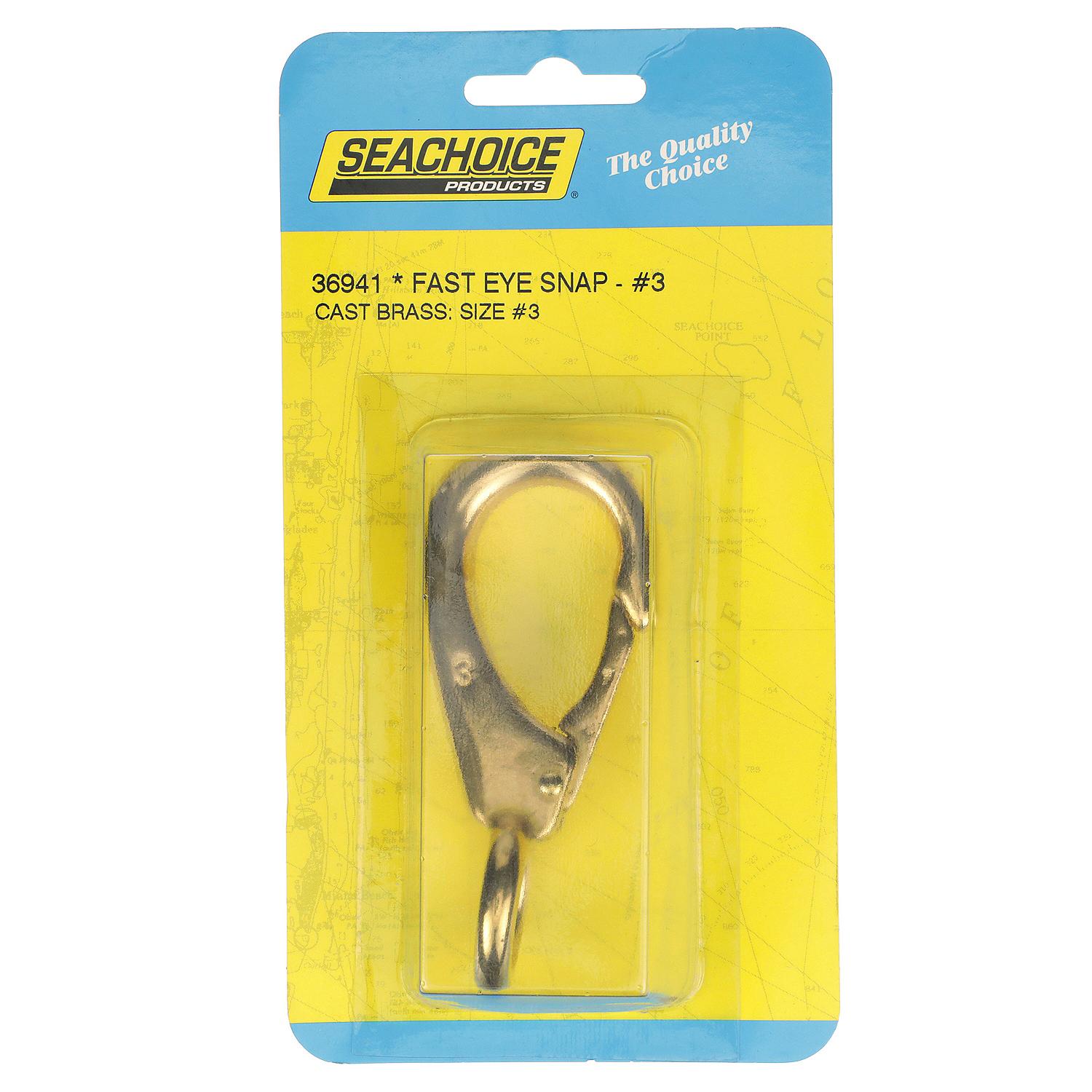 Brass Fast Eye Snap, 3-7/8in