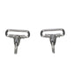 Chrome Plated Brass Spring Snaps, 2/PK