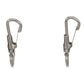 Chrome Plated Brass Spring Snaps, 2/PK