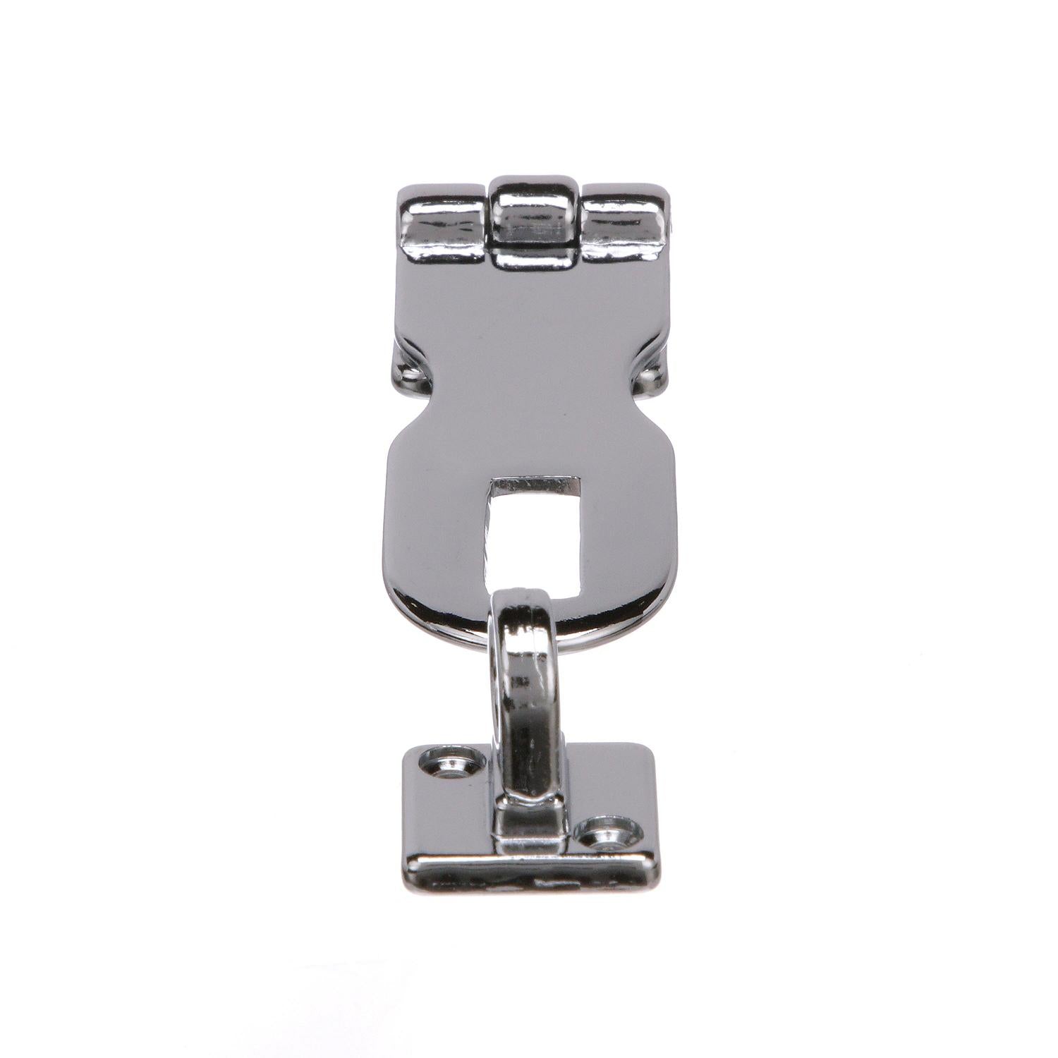 Chrome Plated Brass Swivel Eye Hasp, 3in