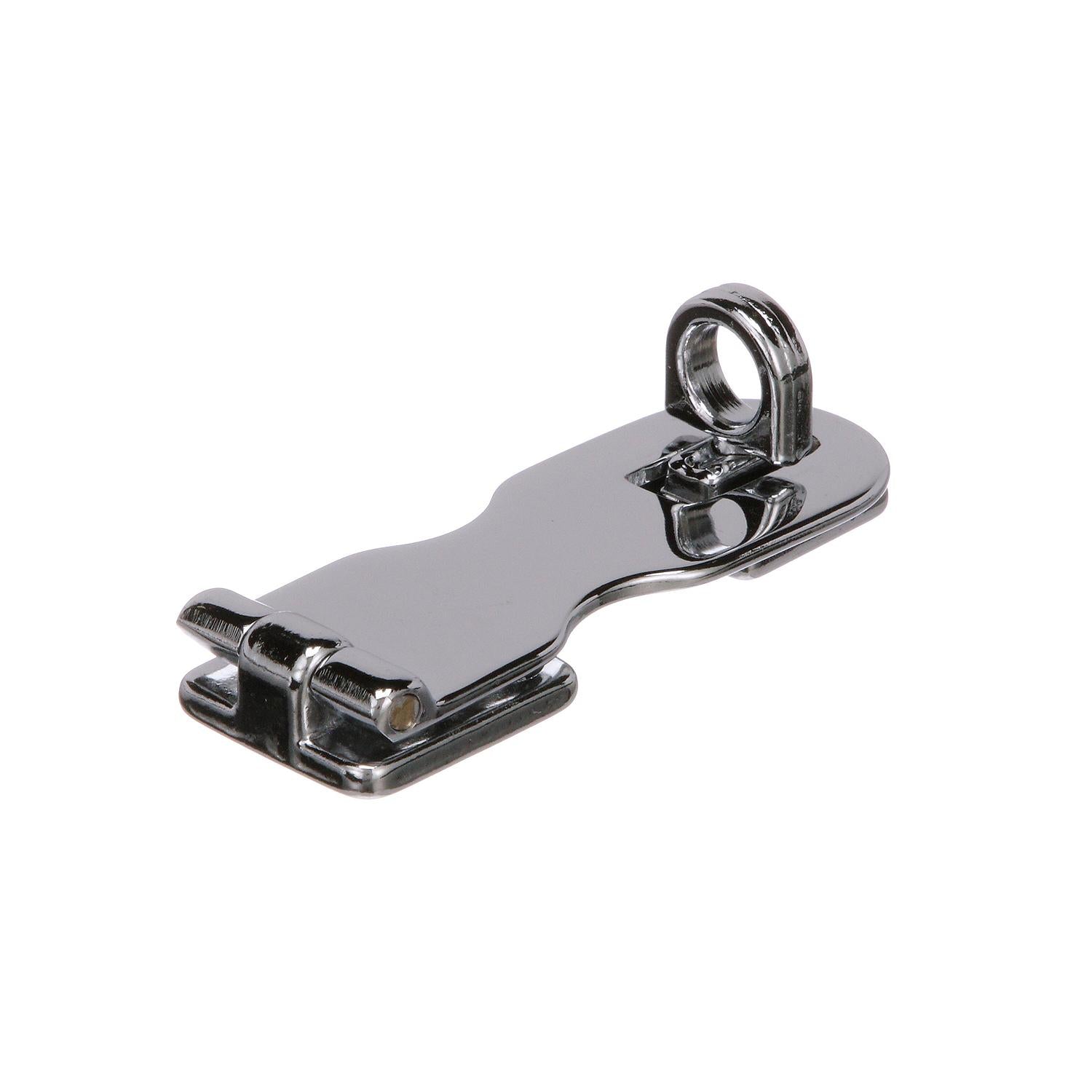 Chrome Plated Brass Swivel Eye Hasp, 3in