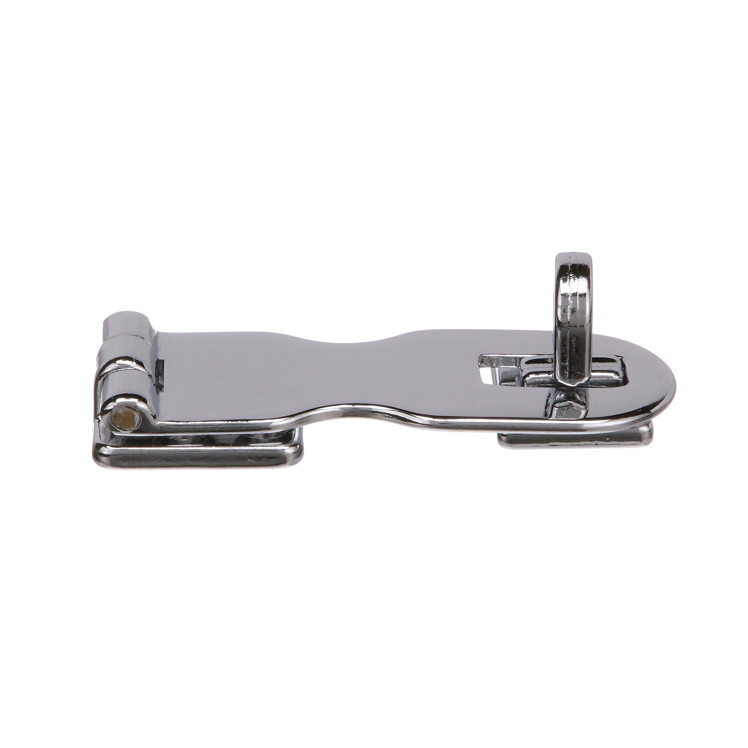 Chrome Plated Brass Swivel Eye Hasp, 3in