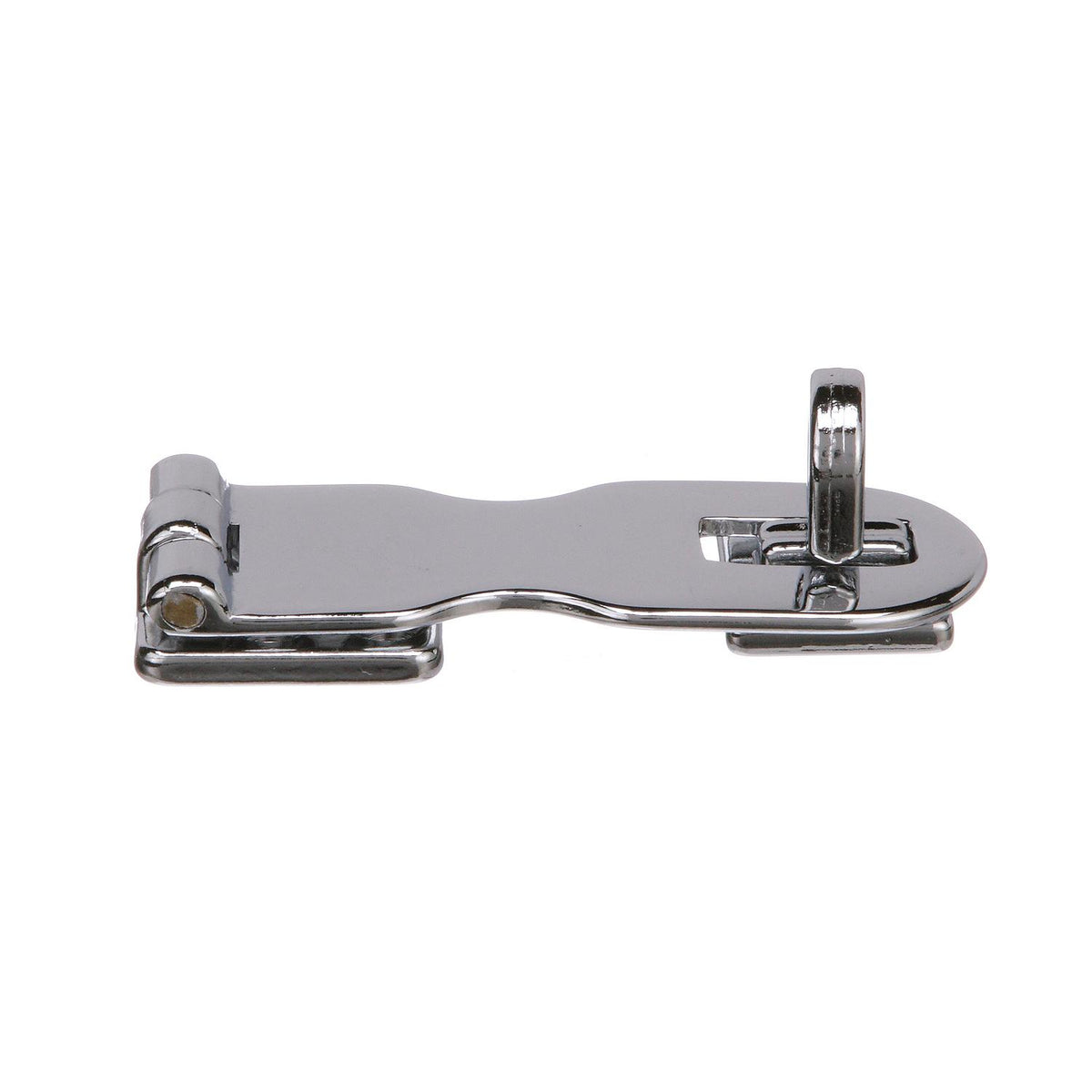Chrome Plated Brass Swivel Eye Hasp, 3in