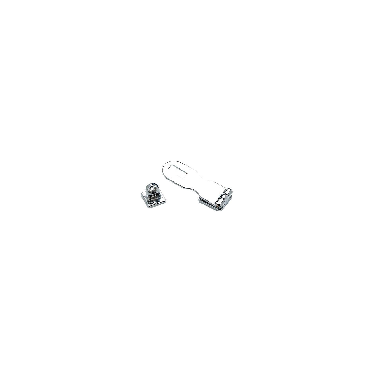 Chrome Plated Brass Swivel Eye Hasp, 3in