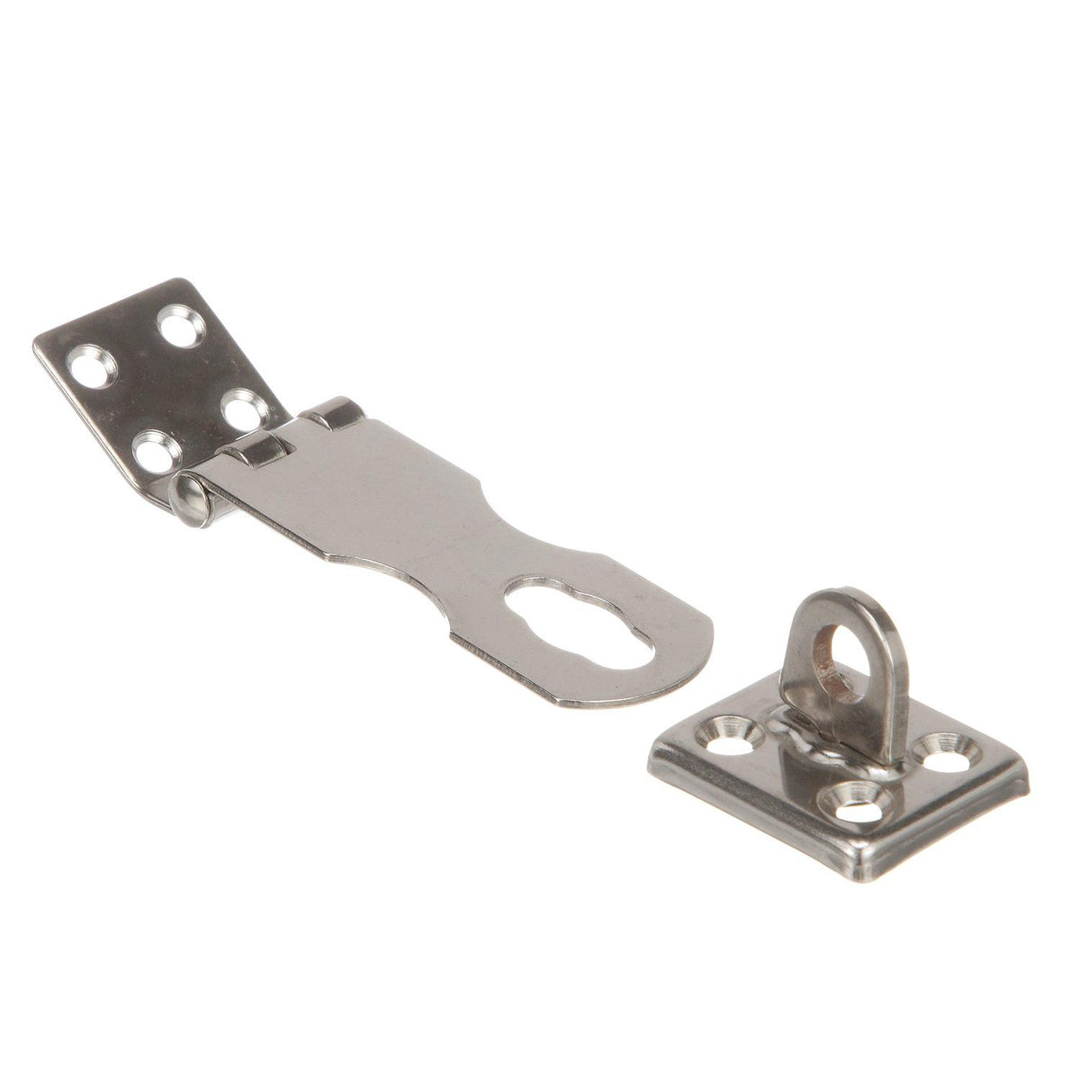 Stainless Steel Swivel Eye Safety Hasp, 1in x 2-3/4in