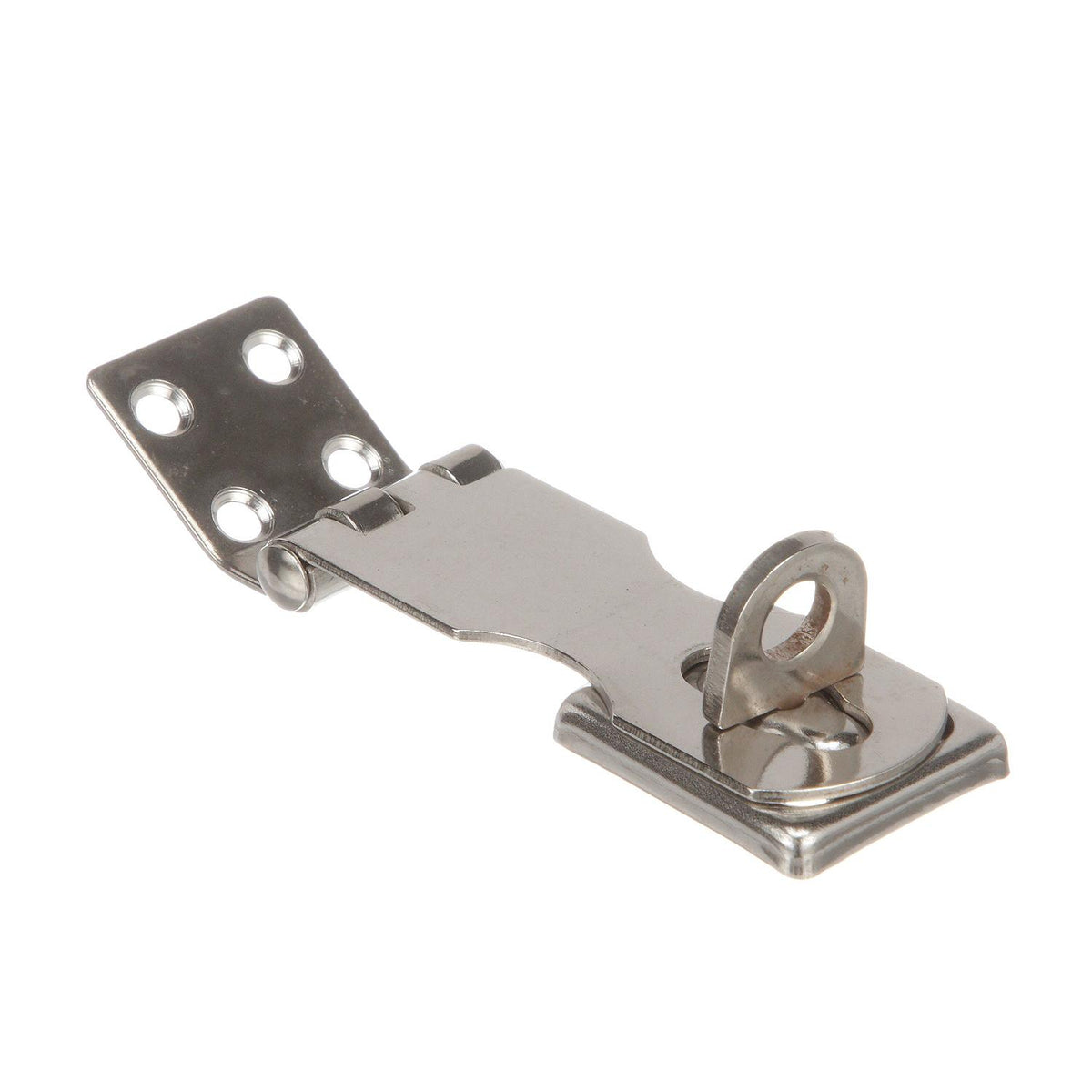 Stainless Steel Swivel Eye Safety Hasp, 1in x 2-3/4in