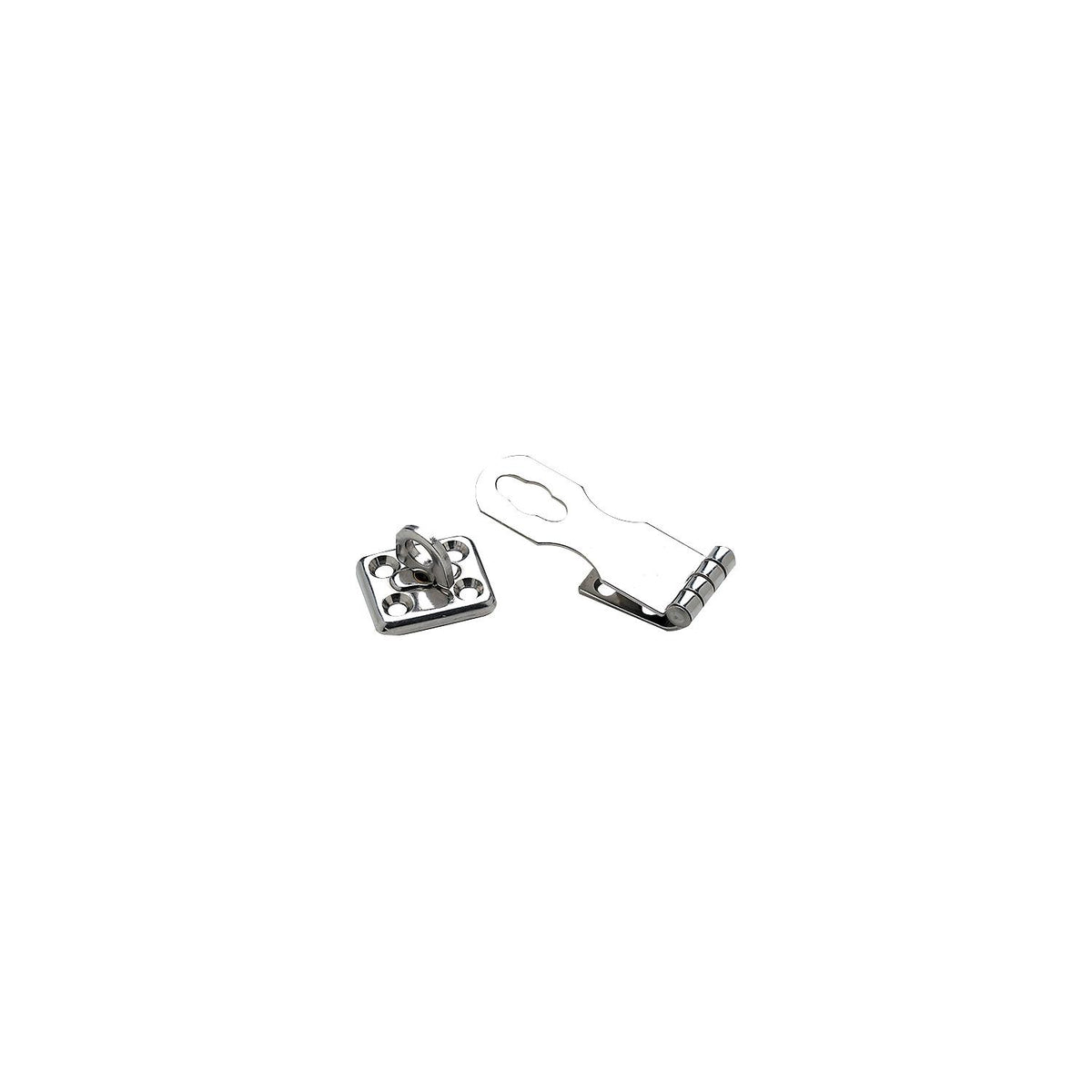Stainless Steel Swivel Eye Safety Hasp, 1in x 2-3/4in