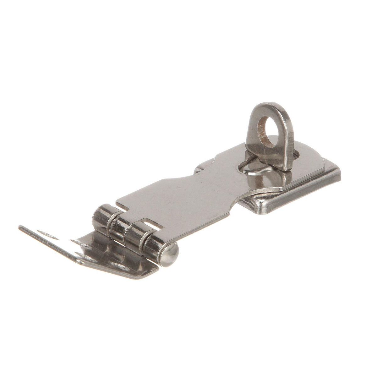 Stainless Steel Swivel Eye Safety Hasp, 1in x 2-3/4in