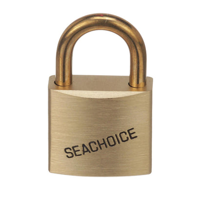 1-1/2in Solid Brass Body Padlock - Single Lock