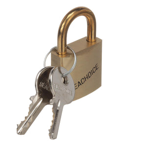 2in Solid Brass Body Padlock - Single Lock