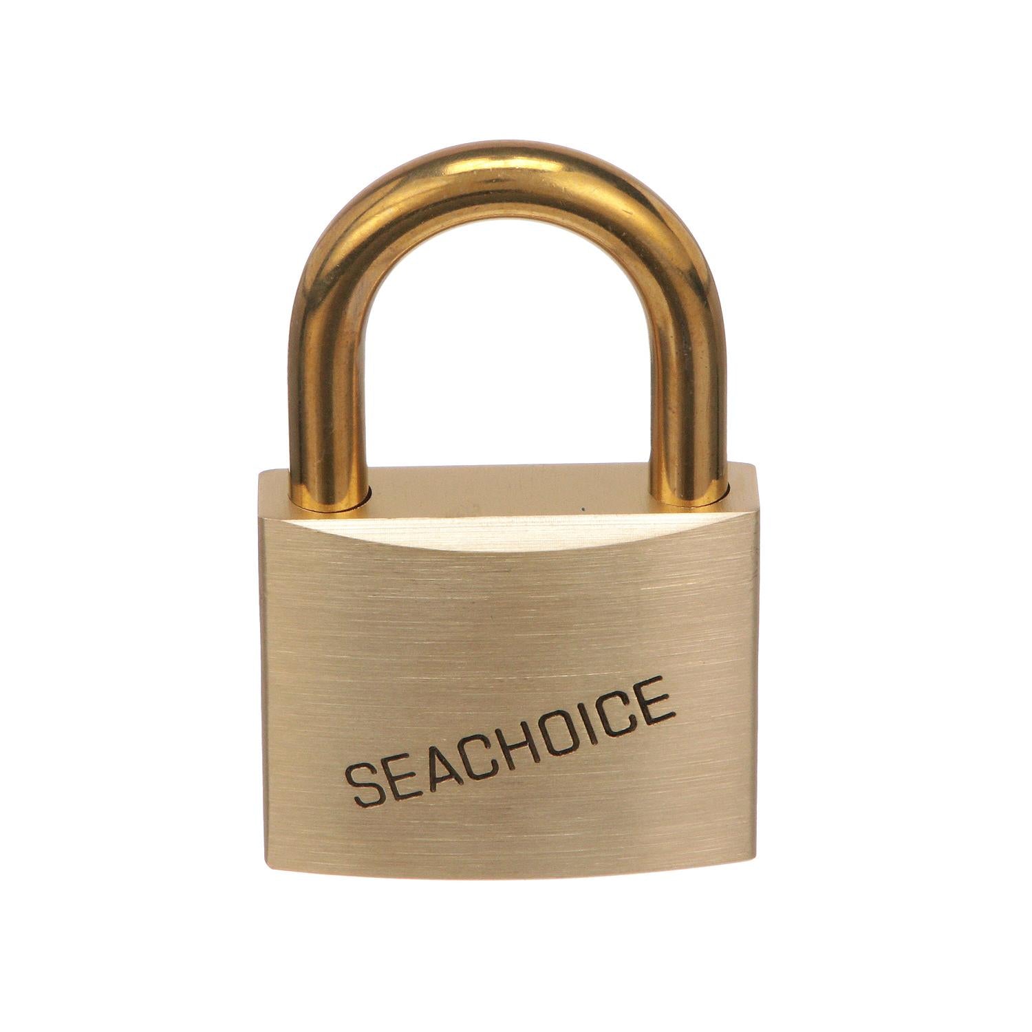 2in Keyed-Alike Solid Brass Padlocks, 3 Per Card