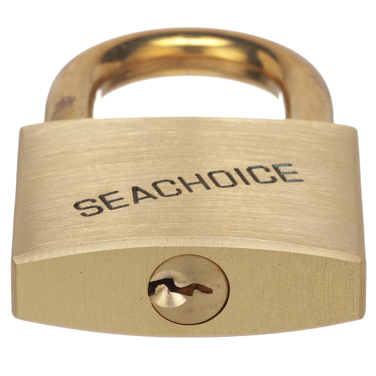 2in Keyed-Alike Solid Brass Padlocks, 3 Per Card
