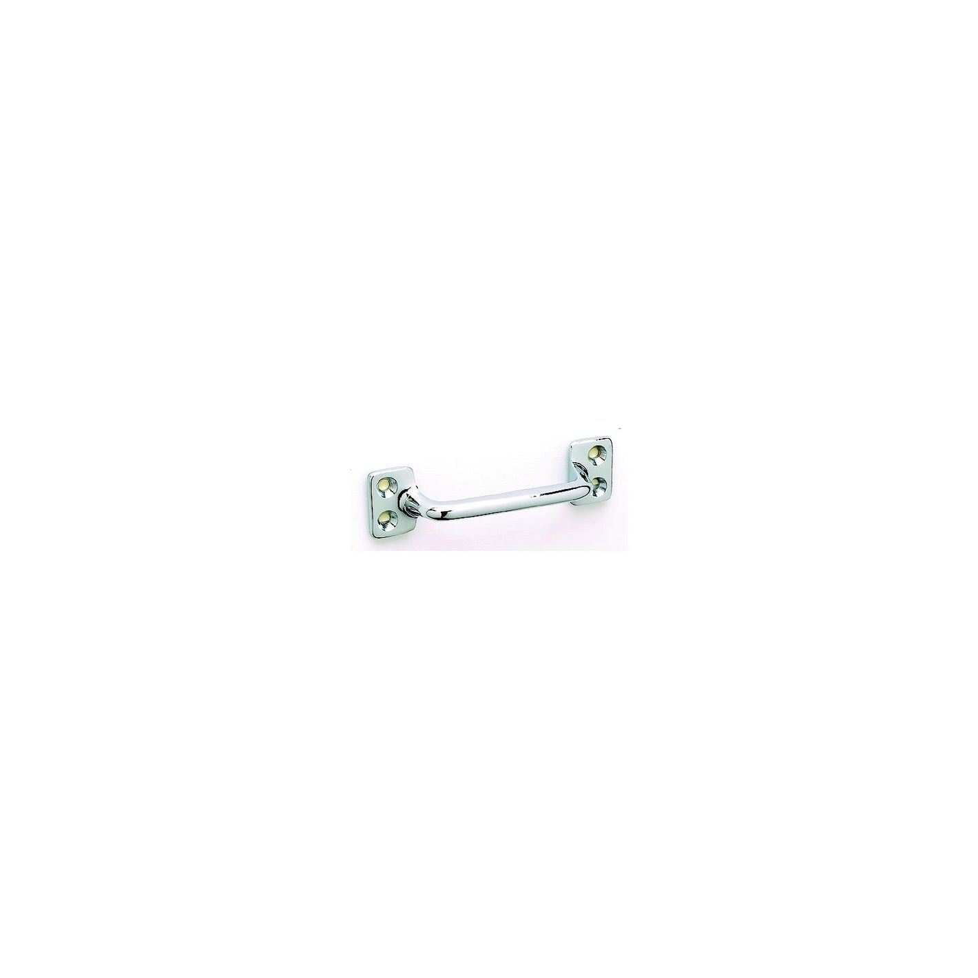 Chrome Plated Brass Transom Handle, 4-3/4in