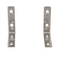 Stainless Steel 90º Angle Brackets, 2-3/8in x 1/2in, 2/PK
