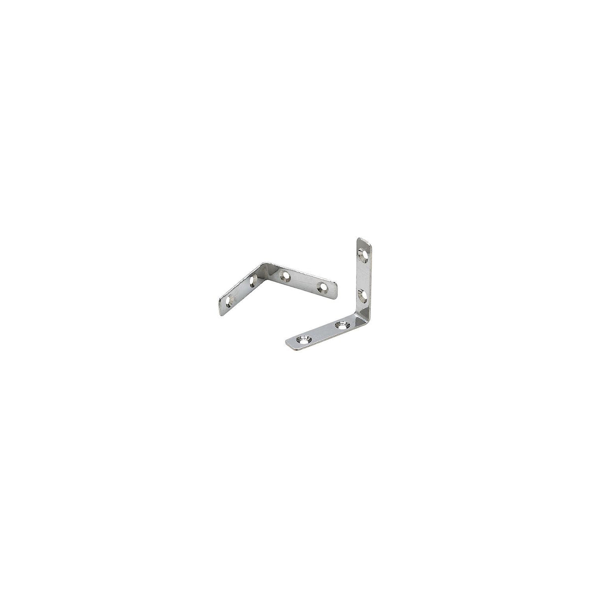 Stainless Steel 90º Angle Brackets, 2-3/8in x 1/2in, 2/PK