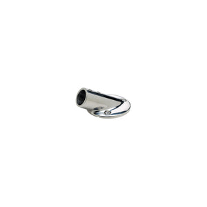 Round Base Rail Fitting For 7/8in OD Tubing, Stainless Steel, 30º
