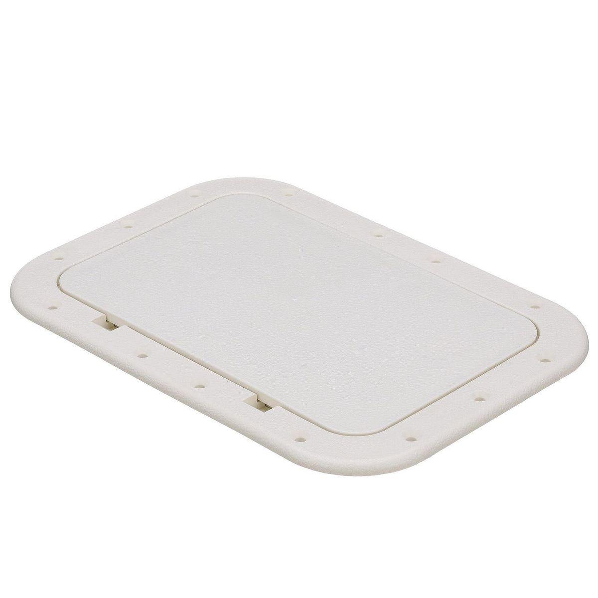 Polypropylene 7in x 11in ID Pry-Out Type Hatch-White