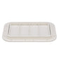 Polypropylene 7in x 11in ID Pry-Out Type Hatch-White