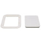 Polypropylene 7in x 11in ID Pry-Out Type Hatch-White
