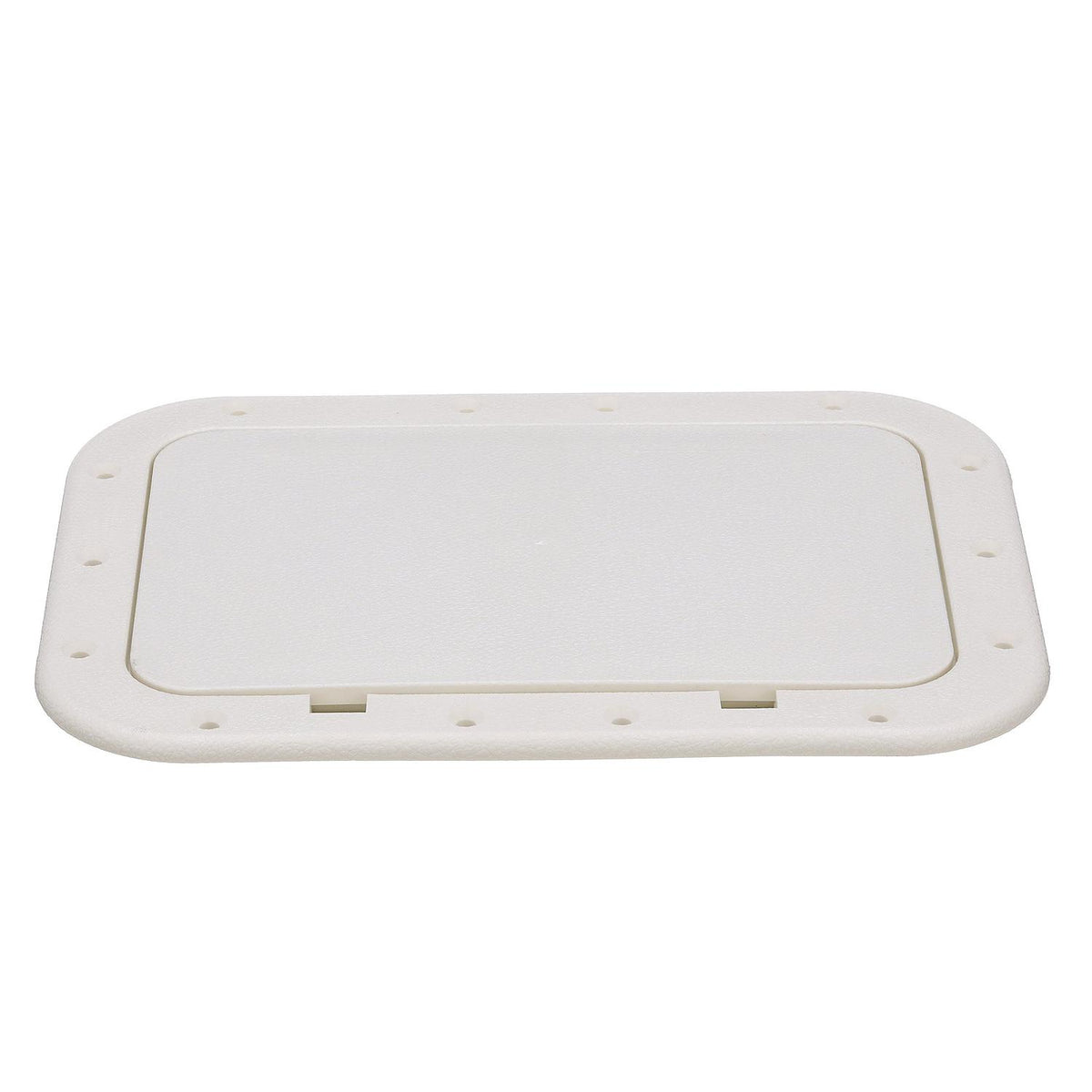Polypropylene 7in x 11in ID Pry-Out Type Hatch-White