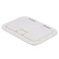 Polypropylene 7in x 11in ID Hatch w/ Molded in 100º Stainless Steel Hinge