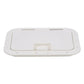 Polypropylene 7in x 11in ID Hatch w/ Molded in 100º Stainless Steel Hinge