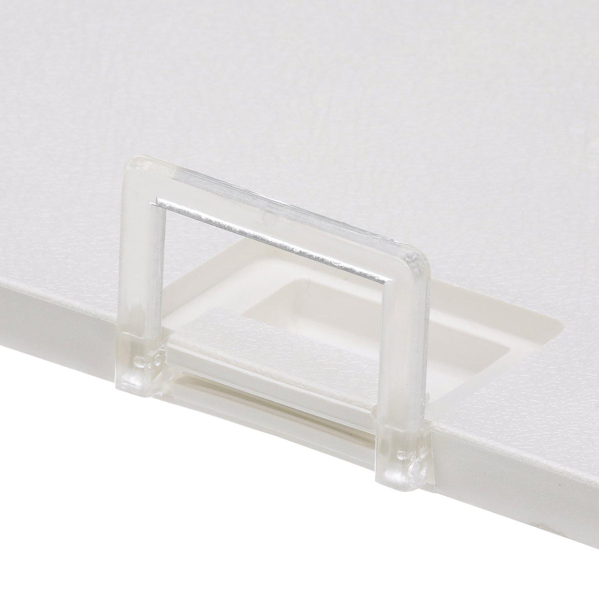 Polypropylene 7in x 11in ID Hatch w/ Molded in 100º Stainless Steel Hinge