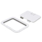 Polypropylene 7in x 11in ID Hatch w/ Molded in 100º Stainless Steel Hinge